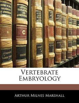 Paperback Vertebrate Embryology Book