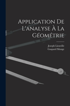 Paperback Application De L'analyse À La Géométrie [French] Book