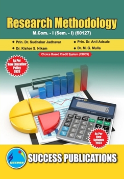 Paperback Research Methodology, First Year, M.Com, Sem-I-English Book
