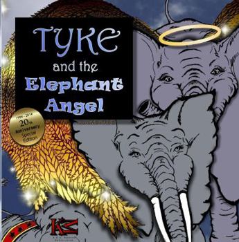 Hardcover Tyke and the Elephant Angel [Large Print] Book