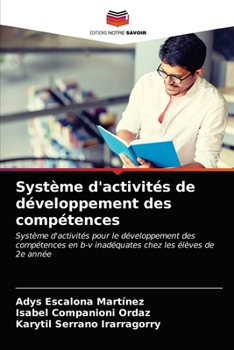 Paperback Système d'activités de développement des compétences [French] Book