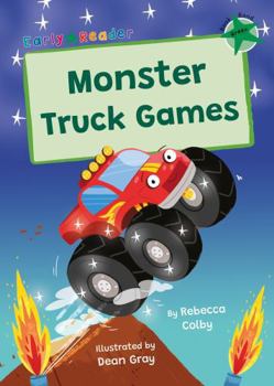 Paperback Monster Truck Games: (Green Early Reader) Book