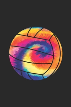 Tie Dye Handball Notebook - Sports Gift for Handball Player - Handball Journal - Handball Diary: Medium College-Ruled Journey Diary, 110 page, Lined, 6x9 (15.2 x 22.9 cm)