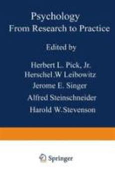 Hardcover Psychology: From Research to Practice Book