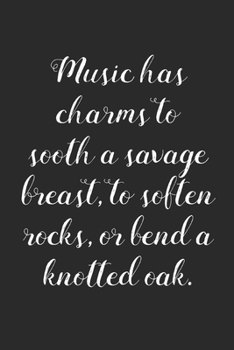 Music Has Charms: Music Review Logbook for musicians, songwriters, composers, music album reviews, write review listening music for beginner professional (With Music Quotes)