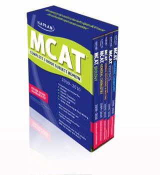 Paperback Kaplan MCAT 2009-2010 Book