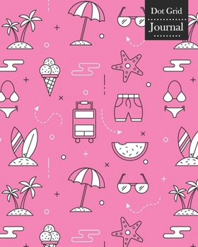 Paperback Dot Grid Journal: Notebook Planner with Unique Summer Themed Cover Design Book