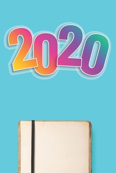 Paperback Colorful 2020 Happy New Year (3): Lined Notebook / Journal Gift, 120 Pages, 6x9, Soft Cover, Matte Finish Book