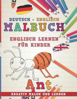 Paperback Malbuch Deutsch - Englisch I Englisch Lernen F [German] Book