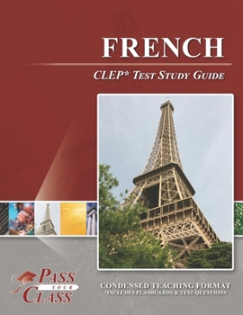 Paperback French CLEP Test Study Guide Book