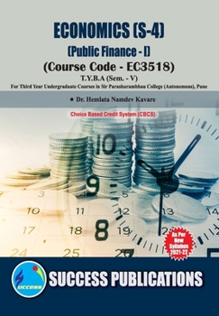 Public Finance - I(T.Y.B.A, S.P. College, Sem.-V)