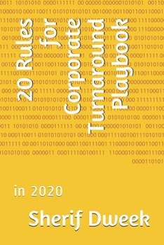 Paperback 20 Rules for Corporate Turnaround Playbook: in 2020 Book