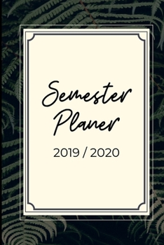 Semester Planer 2019 / 2020: A5 Coole Geschenkidee LINIERT zum Studium | Notizbuch für Studenten | Studienbeginn | Erstes Semester | Pruefung | Geburtstag | Terminkalender (German Edition)