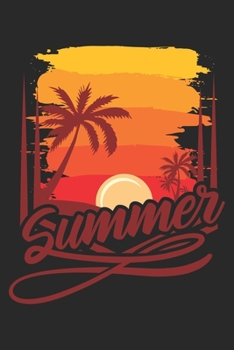 Summer: Urlaub Strand Geschenk Für Reisende Dina5 Liniert Notizbuch Tagebuch Planer Notizblock Malheft Kladde Journal Strazze