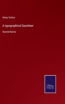 Hardcover A typographical Gazetteer: Second Series Book