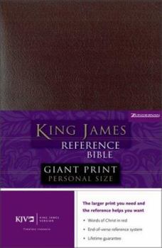 Hardcover King James Reference Giant Print Personal Size Bible [Large Print] Book