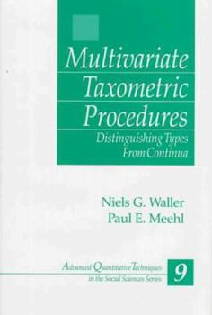 Hardcover Multivariate Taxometric Procedures: Distinguishing Types from Continua Book