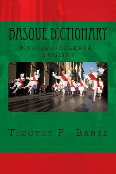 Paperback Basque Dictionary: English/Euskara - Euskara/English [Basque] Book