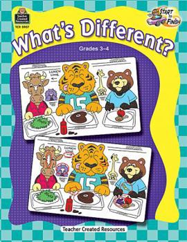 Paperback Start to Finish: What's Different? Grd 3-4 Book