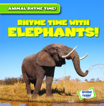 Paperback Rhyme Time with Elephants! Book