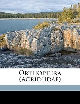 Paperback Orthoptera (Acridiidae) Book