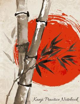 Paperback Kanji Practice Notebook: Japanese kanji writing exercise book Beautiful Cover 110 Pages Book