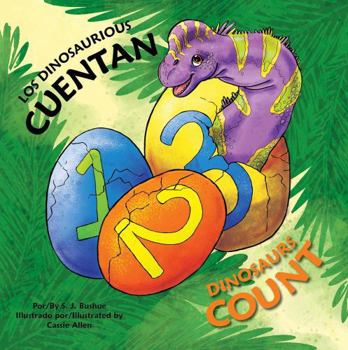 Paperback Dinosaurs Count (Spanish/English) Book