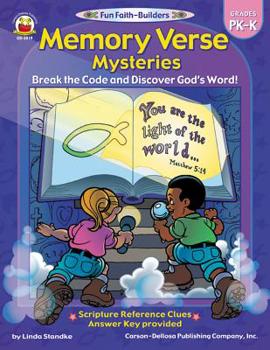 Paperback Memory Verse Mysteries: Grades Prek-K Book