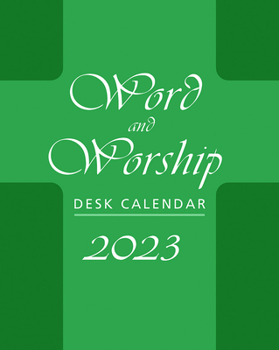 Spiral-bound Word and Worship Desk Calendar 2023 Book