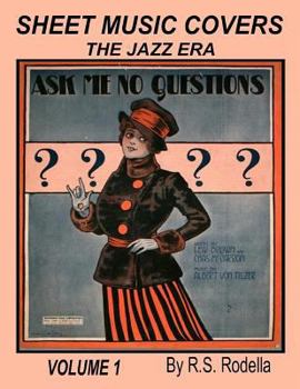 Paperback Sheet Music Covers Volume 1 Coloring Book: The Jazz Era Book