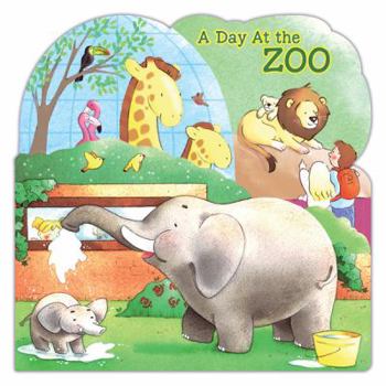 Board book A Day at the Zoo Book