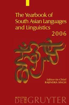 Paperback The Yearbook of South Asian Languages and Linguistics, The Yearbook of South Asian Languages and Linguistics (2006) Book