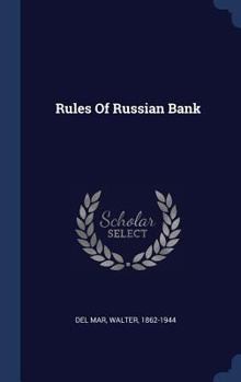 Hardcover Rules Of Russian Bank Book