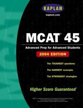 Paperback MCAT 45, 2004 Edition Book
