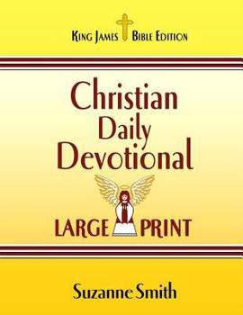 Paperback Christian Daily Devotional: Large Print [Large Print] Book