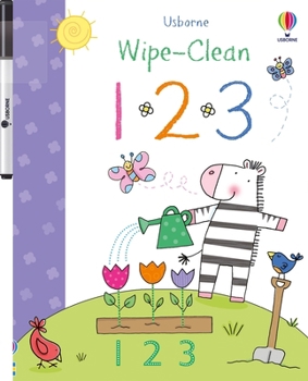 Paperback Wipe-Clean 123 Book