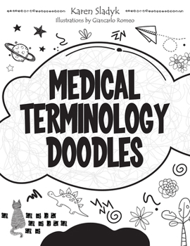 Paperback Medical Terminology Doodles Book