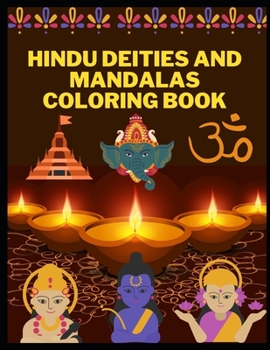 Paperback Hindu Deities and Mandalas Coloring Book