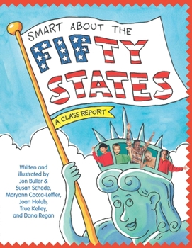 Paperback Smart about the Fifty States: A Class Report Book