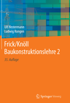 Hardcover Frick/Knöll Baukonstruktionslehre 2 [German] Book