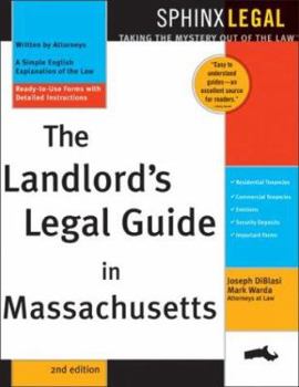 Paperback Landlord's Legal Guide in Massachusetts Book