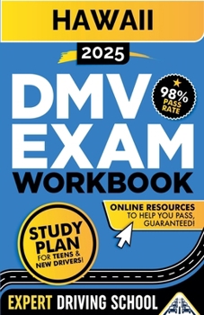 Paperback Hawaii DMV Exam Workbook Book