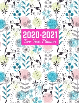 Paperback 2020-2021 Two Year Planner: Handy Jan 1, 2020 to Dec 31, 2021 - Weekly & Monthly Planner Calendar and Schedule Organizer - Art Cover 00023187 Book