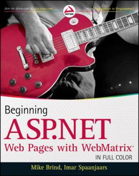 Paperback Beginning ASP.Net Web Pages with Webmatrix Book