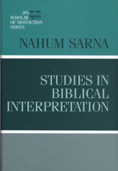 Hardcover Studies in Biblical Interpretation Book