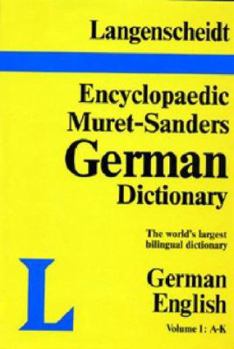Hardcover Langenscheidt Encyclopaedic Muret-Sanders German Dictionary (Part 1 A-K) (Part II A-K) Book