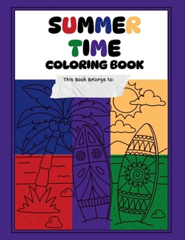 Paperback Summer Time: Coloring Book