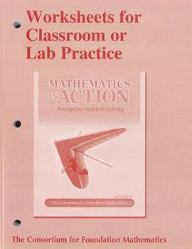 Paperback Worksheets for Classroom or Lab Practice for Mathematics in Action: Prealgebra Problem Solving Book