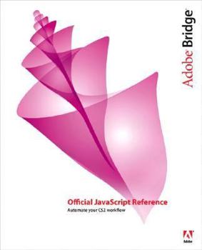 Paperback Adobe Bridge Official JavaScript Reference Book