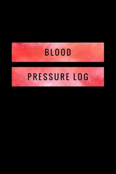 Paperback Blood Pressure Log: Tracker Book